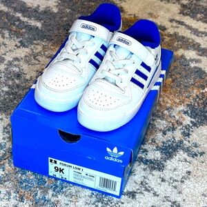 Adidas Forum Low I - Royal blue/white size 9 kids
